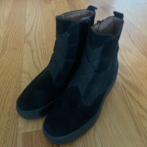 Black Suede Ankle Boots